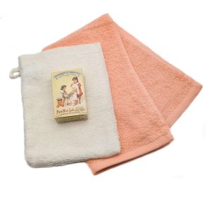 Gästehandtuch mit Waschhandschuh