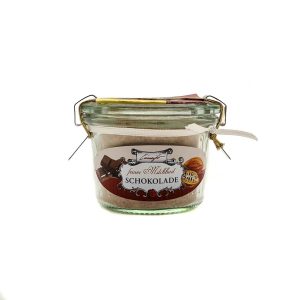 Milchbad im Weckglas - Schokolade