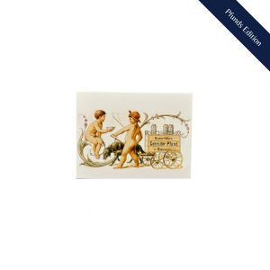 Magnet mit dem historischen Motiv 'Kinder mit Hundewagen'