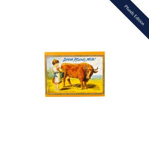 Magnet mit dem Motiv 'Mädchen mit Kuh'