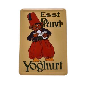 Blechpostkarte Pfunds Yoghurt - Pfunds Molkerei