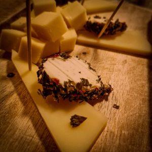 Detailanischt einer Käsesorte von einer vergangen Verkostung