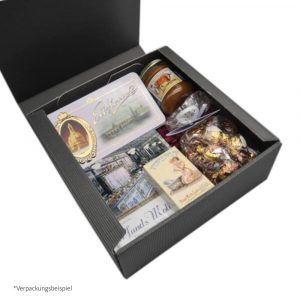 Grüße aus der Pfunds Molkerei mit Schichtnougat und Buch