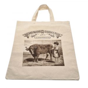Pfunds Baumwolltragetasche - Mädchen mit Kuh