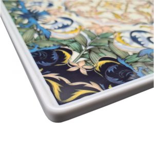 Pfunds Käseplatte - Detailansicht der farbigen Platte