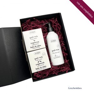 komplettes Gesichtspflegeset in einer stilvollen Geschenkbox