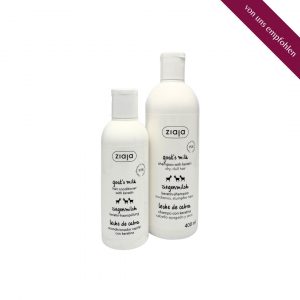 kompaktes Haarpflegeset mit Ziegenmilch