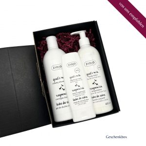 komplettes Körperpflegeset in einer stilvollen Geschenkbox