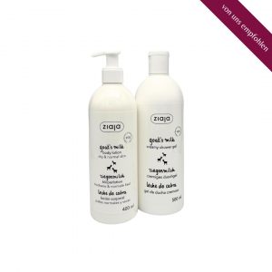 kompaktes Körperpflegeset mit Ziegenmilch