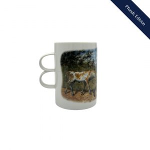 Doppelhenkeltasse mit dem Motiv 'Hirten'