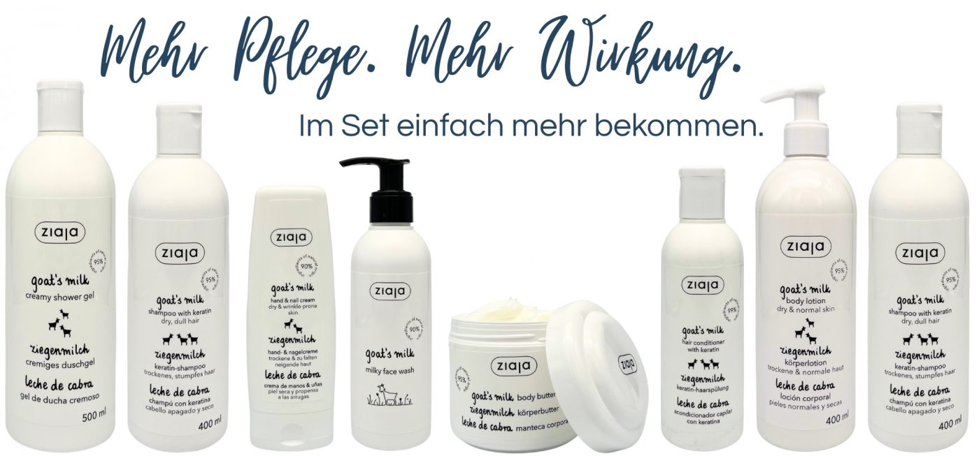 Ziegenmilch-Pflegesets